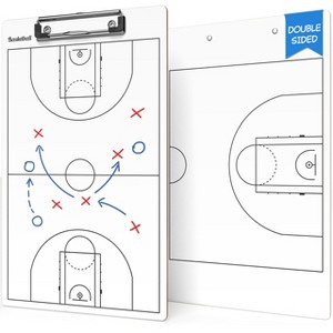SCRIBBLEDO Basketball Dry Erase Clipboard 15"x9" - 1 of 4