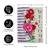 Evergreen Divided Floral Garden Burlap Flag 12.5 x 18 Inches Indoor Outdoor Decor - 2 of 4
