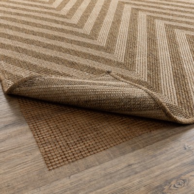 Oriental Weavers Outdoor 0007C Brown Outdoor Rug Pad - 7'6" x 10'8"