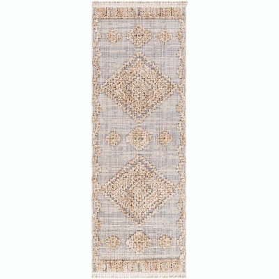 Mark & Day Liscomb 2'7"x7'3" Runner Woven Indoor Area Rugs Gray: Stain-Resistant, Pet Friendly, Transitional Decor
