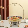 YIYIBYUS Gold Chafing Dish Buffet Set, Buffet Servers and Warmers Set, Round Chafers and Buffet Warmers Sets - 2 of 4