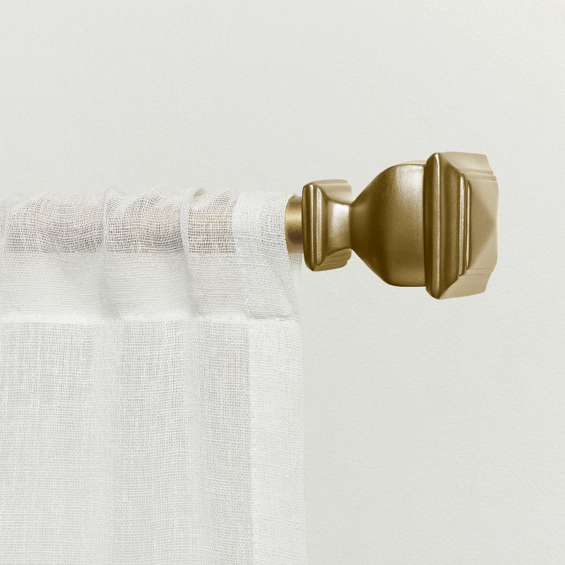 Exclusive Home Napoleon 1" Indoor/Outdoor Curtain Rod and Finial Set, 1 of 4