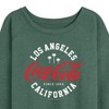 Women's - Coca-Cola - Since 1886 Lightweight French Terry Wide Neck Long Sleeve Shirt - 2 of 4