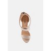 Queen Bee Rhinestone High Heeled Women Sandals - 4 of 4