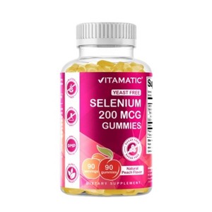 Sugar Free Yeast Free Selenium 200 mcg - 90 Gummies - 1 of 4