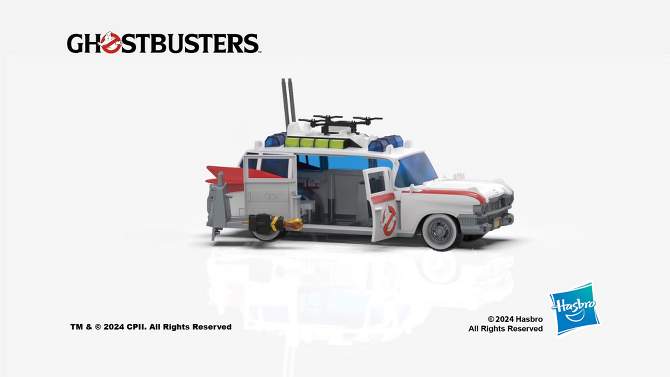 Ghostbusters Track and Trap Ecto-1 Toy Vehicle with Slimer Figure, 2 of 11, play video