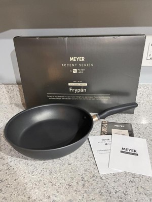 Meyer Accent Series 11 Ultra Durable Nonstick Hard Anodized Induction Frying  Pan Matte Black : Target