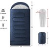 Swtroom Sleeping Bags Adults Backpacking Lightweight Waterproof Cold Weather Bag - 2 of 4