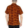 LA LEELA Men's Hawaiian Shirt Camp Beach Shirts Casual Short Sleeve Button Down Untuckit Shirts for Men - 2 of 3