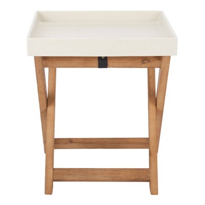 Jarden Side Table - Natural/Beige - Safavieh