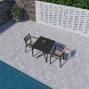 Amazonia Samba 3pc Cane Patio Bistro Set Black - 2 of 4