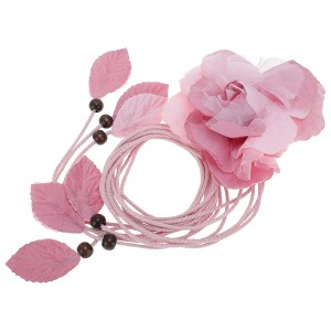 Unique Bargains Women's Flower Tie Adjustable Waist Belt 1 Pc - 1 of 4