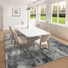 Modern Abstract Area Rug Machine Washable Non Slip Stain Resistant Pet Friendly Perfect for Living Room Bedroom Kitchen - 2 of 4