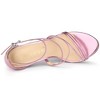 Allegra K Women's Strappy Stiletto Ankle Strap Sandals - 4 of 4