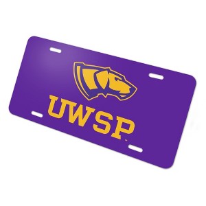 University of WisconsinStevens Point Primary Logo Novelty Metal Vanity Tag License Plate - 1 of 4