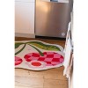 Lany Space Jessica Miller Irregular Checkered Cherry Rug - 3 of 4