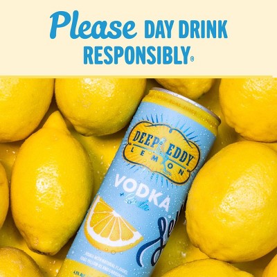 Deep Eddy Lemon RTD - 4pk/355ml Cans