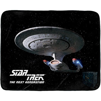 Star Trek The Next Generation USS Enterprise NCC-1701-D Plush Throw Blanket