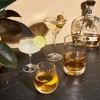 Viski Admiral Etched Martini Glasses, Set of 2 9 oz Cocktail Coupes, Lead-Free Crystal Glassware - 3 of 4