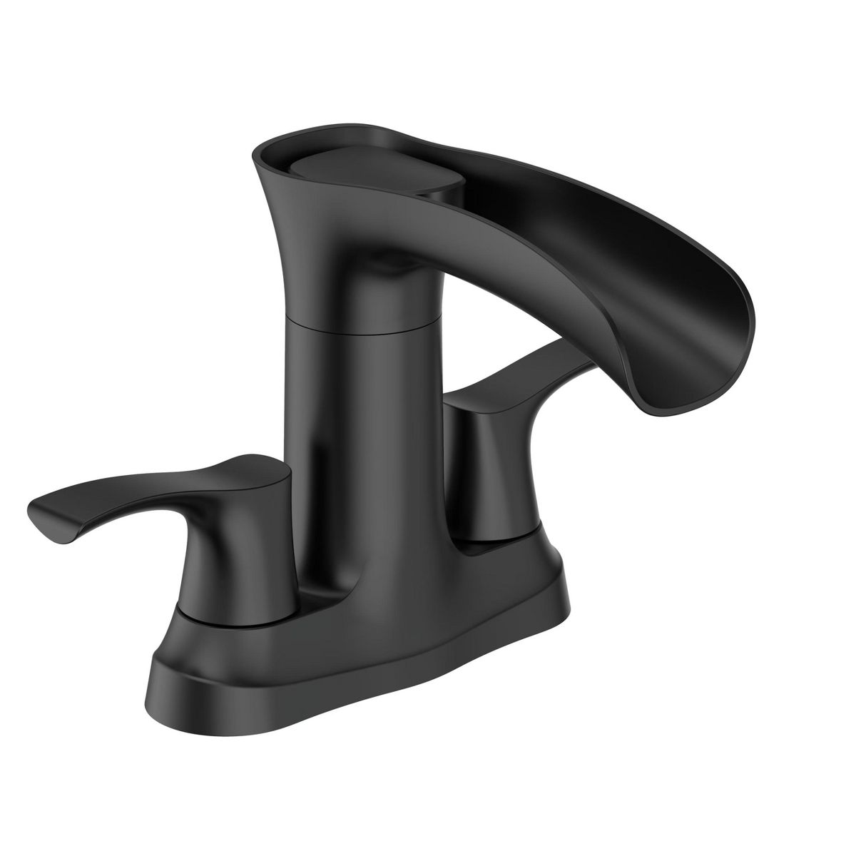 Integrated basin faucet
