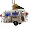 Old World Christmas Blown Glass Ornament for Christmas Tree, Vintage Trailer - 3 of 4