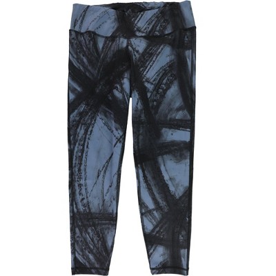 Reebok Womens Lux Bold 7/8 Stretch Compression Athletic Pants