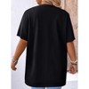 Coolmee Plus Size Lightweight Cardigan for Women Open Front Short Sleeve Cardigan Cover Up - 3 of 4