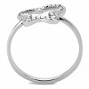 Slickblue Clear CZ Polished Stainless Steel Ring for Women with Animal Charm - Trendy Fashion Jewelry, Size 5-10 - 4 of 4