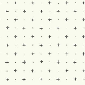 RoomMates Cross Stitch Magnolia Home Wallpaper Black/White: Self-Adhesive, Peelable, Repositionable, Modern Polka Dots - 1 of 4