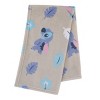 NoJo Disney Stitch Gray, Blue, Aqua, and White Super Soft Plush Baby Blanket - 2 of 4