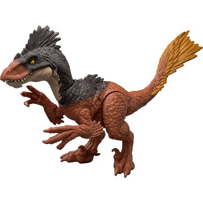 Jurassic World Rebirth Strike Attack Achillobator Dinosaur Toy, Single Strike Action, Authentic & Posable