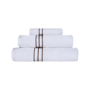 Premium Cotton Solid Plush Heavyweight Hotel Luxury Towel Set by Blue Nile Mills - 1 of 4