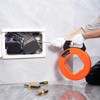 VEVOR Fish Tape, 100 ft, 3/16-inch, Fiberglass Cable Guide with Enhanced Casing and Grip, User-Friendly Wire Routing Instrument, Orange - 2 of 4
