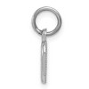 Black Bow Jewelry 14k White Gold Cross in Heart Charm, 9mm - 2 of 4