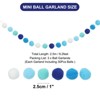 Unique Bargains Party Decorative Polyester Yarn Pom Pom Ball Garlands 8.2 Feet 3 Pcs - 2 of 4