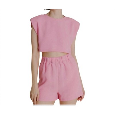 Women's Waffle Knit Crop Top - Aureum