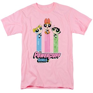 Powerpuff Girls The Girls Fly Adult T-Shirt - 1 of 4