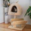 Armarkat X3007 Real Wood Cat Condo, Cat Scratching Post With Plush Condo, Cuddle - 3 of 4