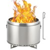 COZONY 20.5" Smokeless Fire Pit for Outdoor, Wood Burning Camping Firepit with Removable Ash Pan - 2 of 4