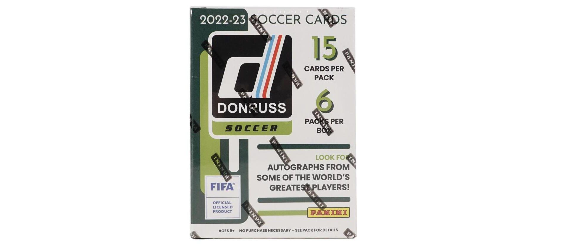 2022-23 Panini Donruss Soccer 6-Pack Blaster Box