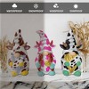 Endearing Cow Gnome Trio Mini Statue Set of Three, 5" Miniature Figurine and Unique Farm Resin Garden Statue| OrnamentallyYou - 4 of 4