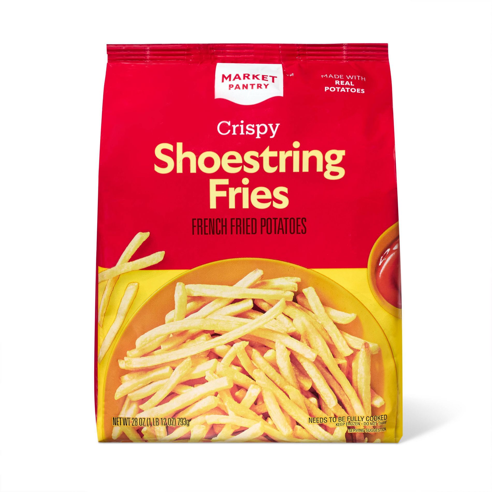 Frozen Crispy Shoestring Fries - 28oz - Market Pantry™