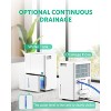 R.W.FLAME Dehumidifiers for Bedroom, 154 OZ Water Tank,(1500 sq.ft) Quiet Small Dehumidifiers with Auto Shut Off, LED Display, white - 2 of 4