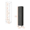Vynxaria Lawen Tall Storage Cabinet with Single Door and 3 Broom Hangers - 4 of 4