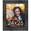 PosterPalooza | Contemporary Black Picture Frame - UV Acrylic, Foam Board Backing, Hanging Hardware - 2 of 4