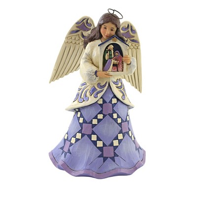 Jim Shore 8.5" Blessed Savior We Adore Thee Nativity Angel  -  Decorative Figurines