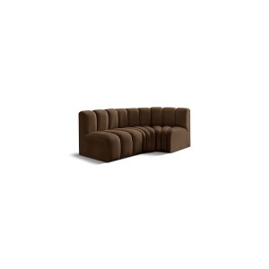 Meridian Furniture,Arc Velvet Modular Sofa - 1 of 4