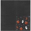 Blue Panda 50-Pack Halloween Disposable Cocktail Lunch Paper Napkins Party Supplies, Black 5 x 5 In - 4 of 4