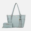 MKF Collection Gloria Vegan Leather Women’s Tote Bag with Wallet Set by Mia K - 2 of 4