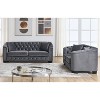TiramisuBest 3-seater + 2-seater Combination sofa,Grey - 2 of 4